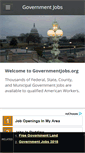 Mobile Screenshot of governmentjobs.org